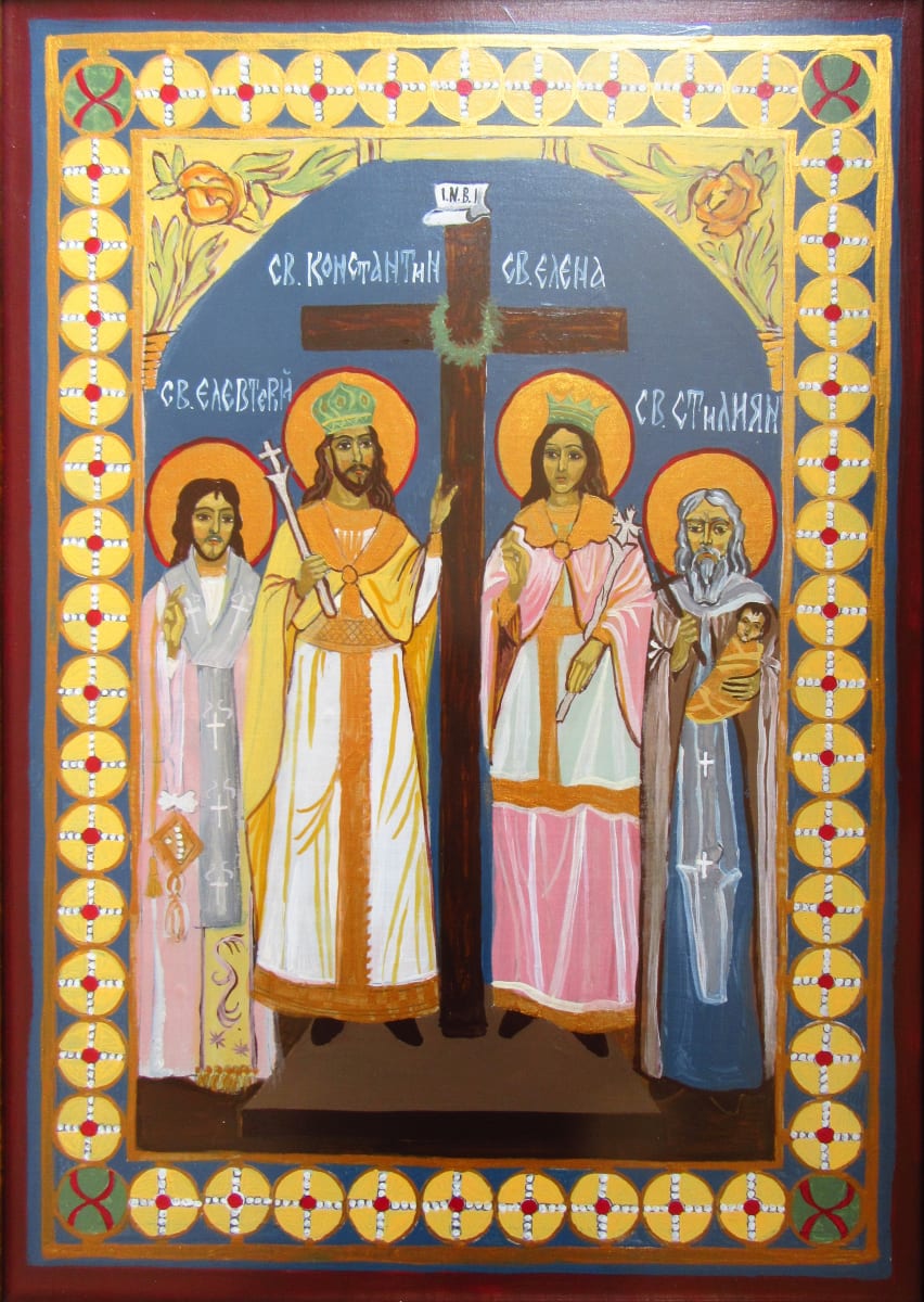 Konstantin Shushkov - St Konstantin and st Elena by Galina Todorova 