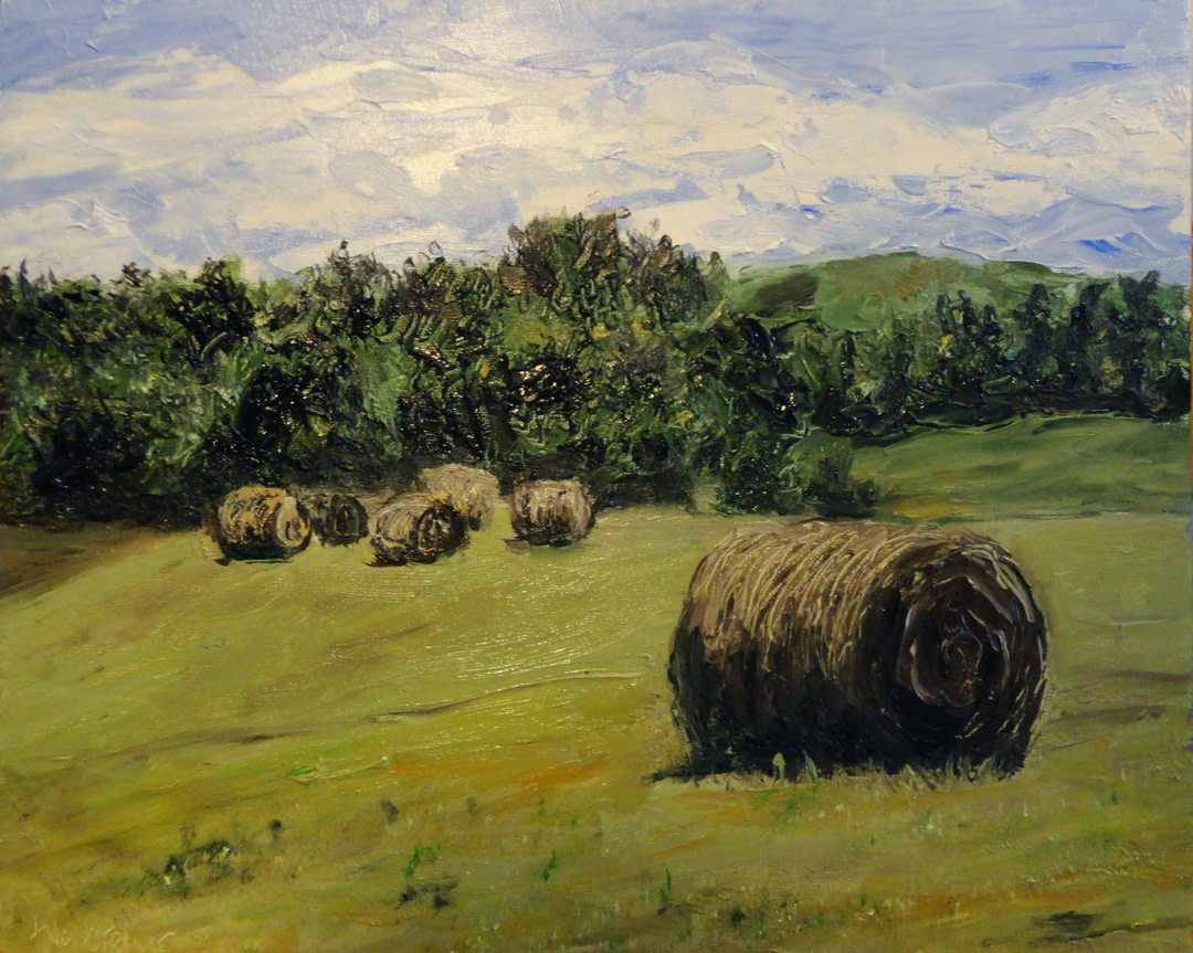 Hay Rolls by Laurie Waite-Fellner 