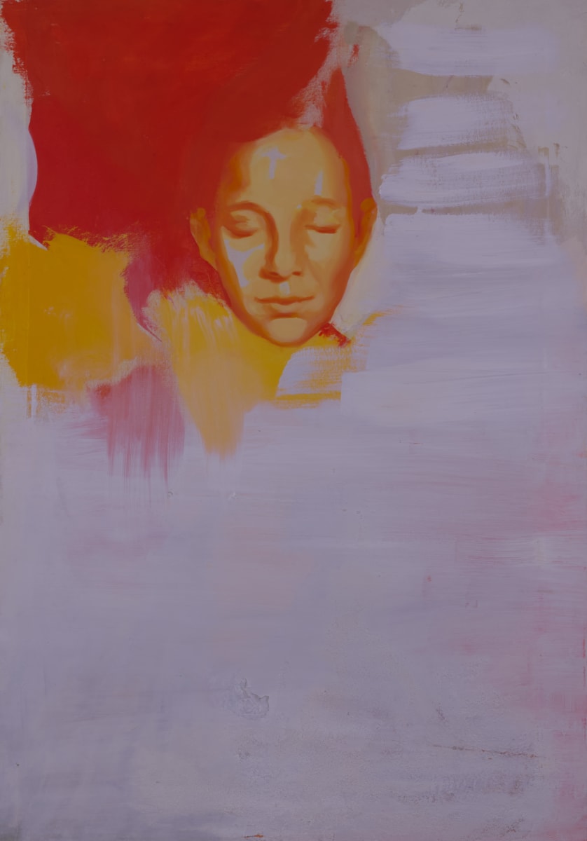 Face in orange by samantha salvat 