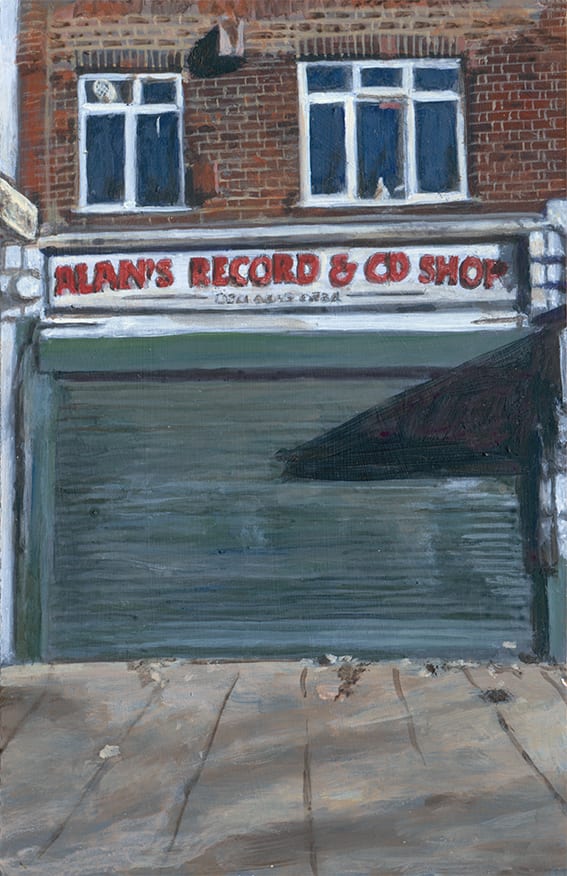 Alan's Record & CD Shop by Michelle Heron 