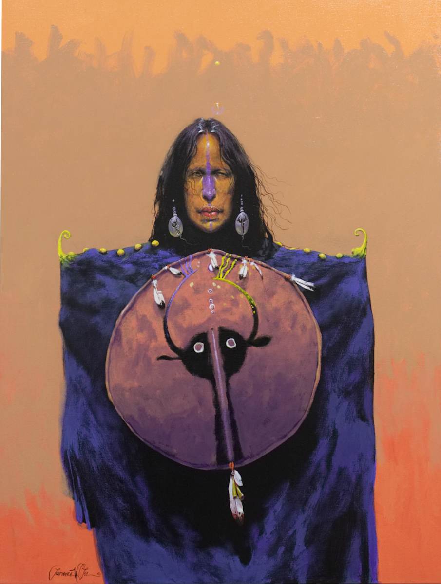 Buffalo Shield by Lawrence Lee, Image 2.