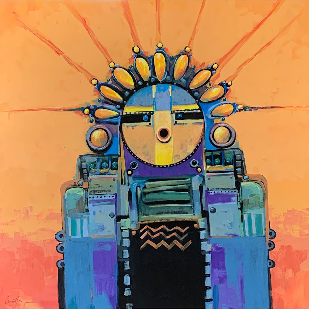 Sun Kachina by Lawrence Lee, Image 1.