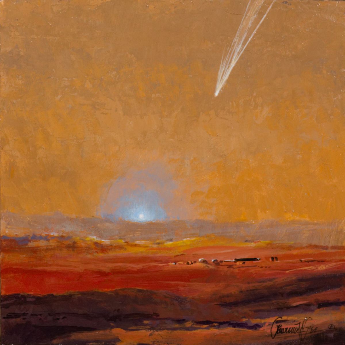 Mars Base Sunrise by Lawrence Lee, Image 1.