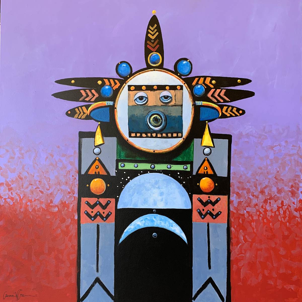 Moon Kachina by Lawrence Lee, Image 1.