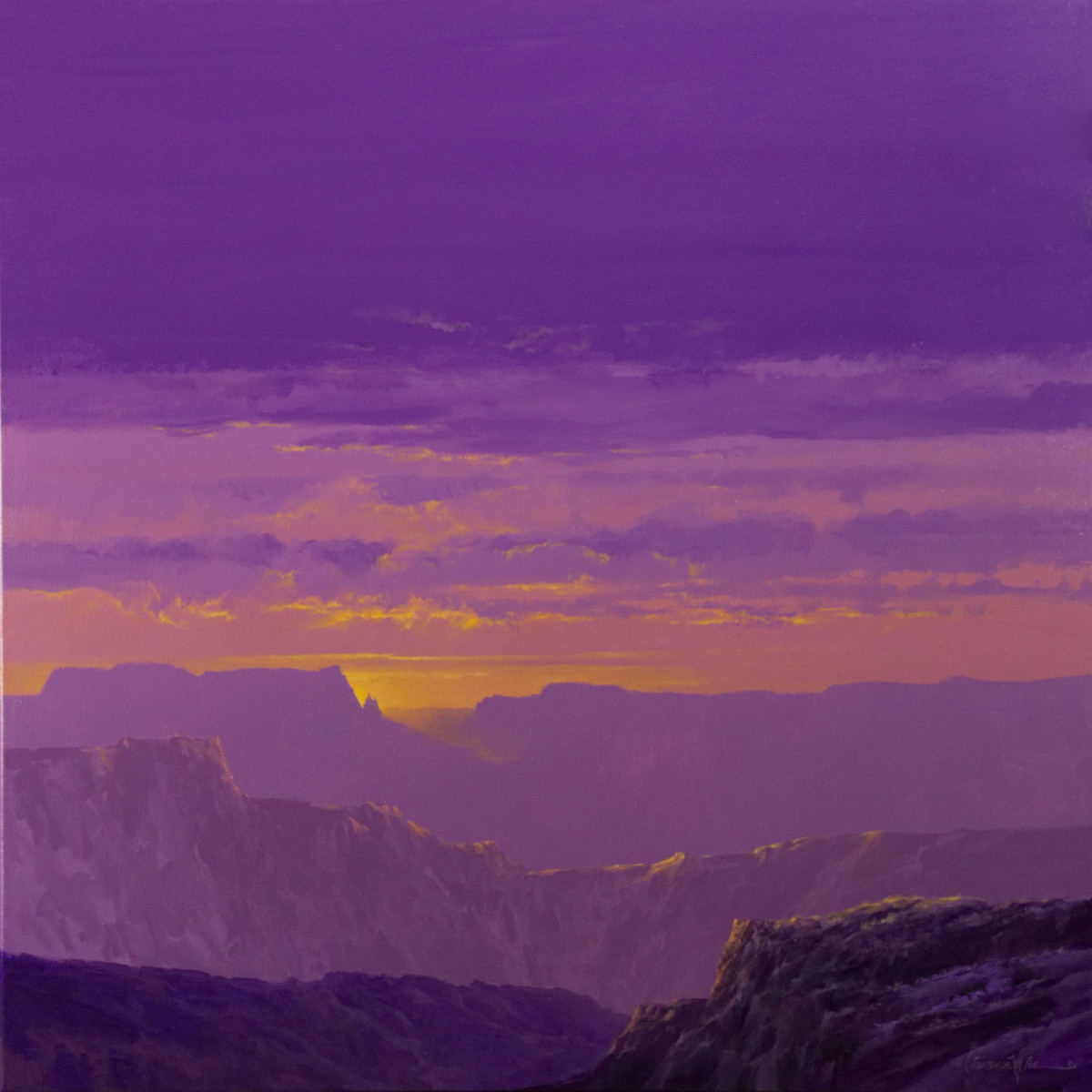 Sunset Range by Lawrence Lee 