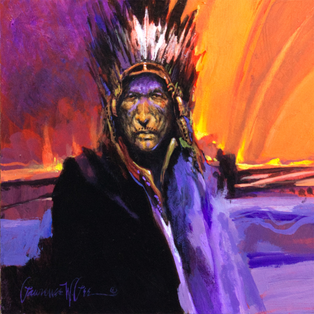 Sunset Shaman by Lawrence Lee 