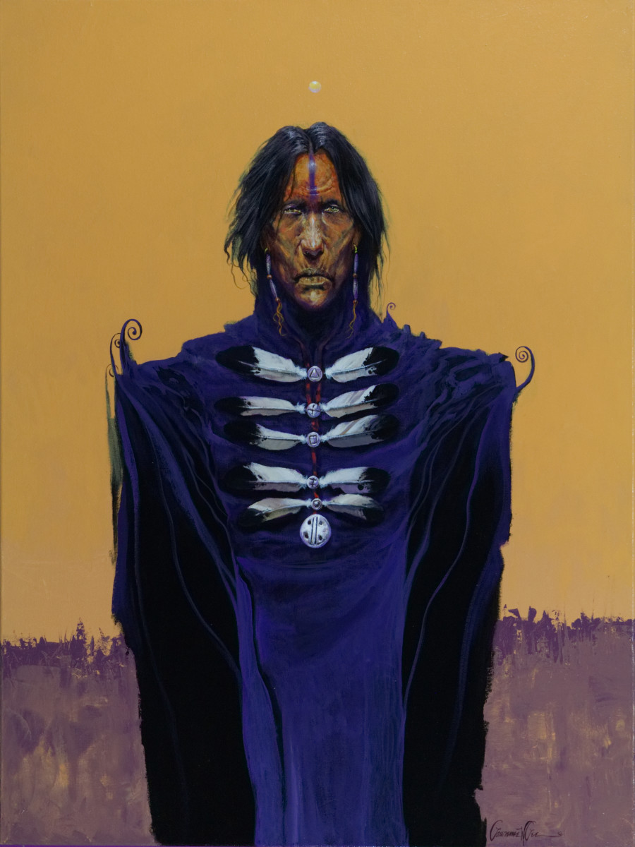 Ten Feathers Shaman by Lawrence Lee 