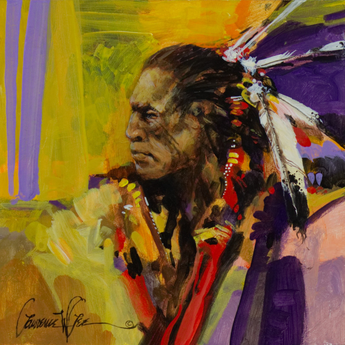 Warriors Gaze by Lawrence Lee 