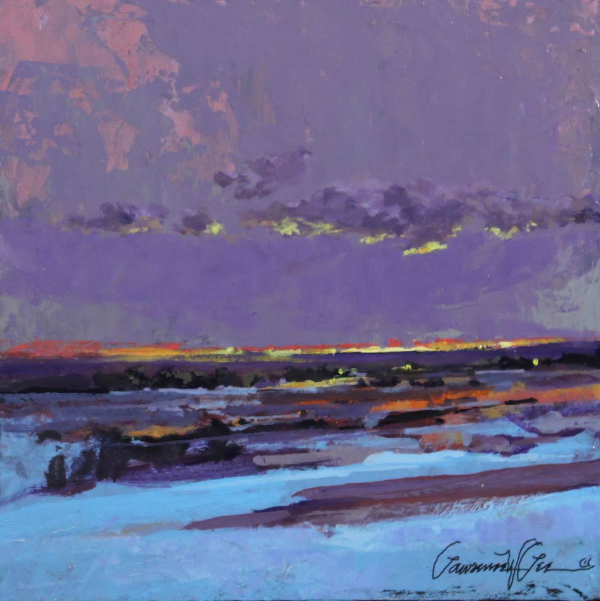 Winter Eve by Lawrence Lee 