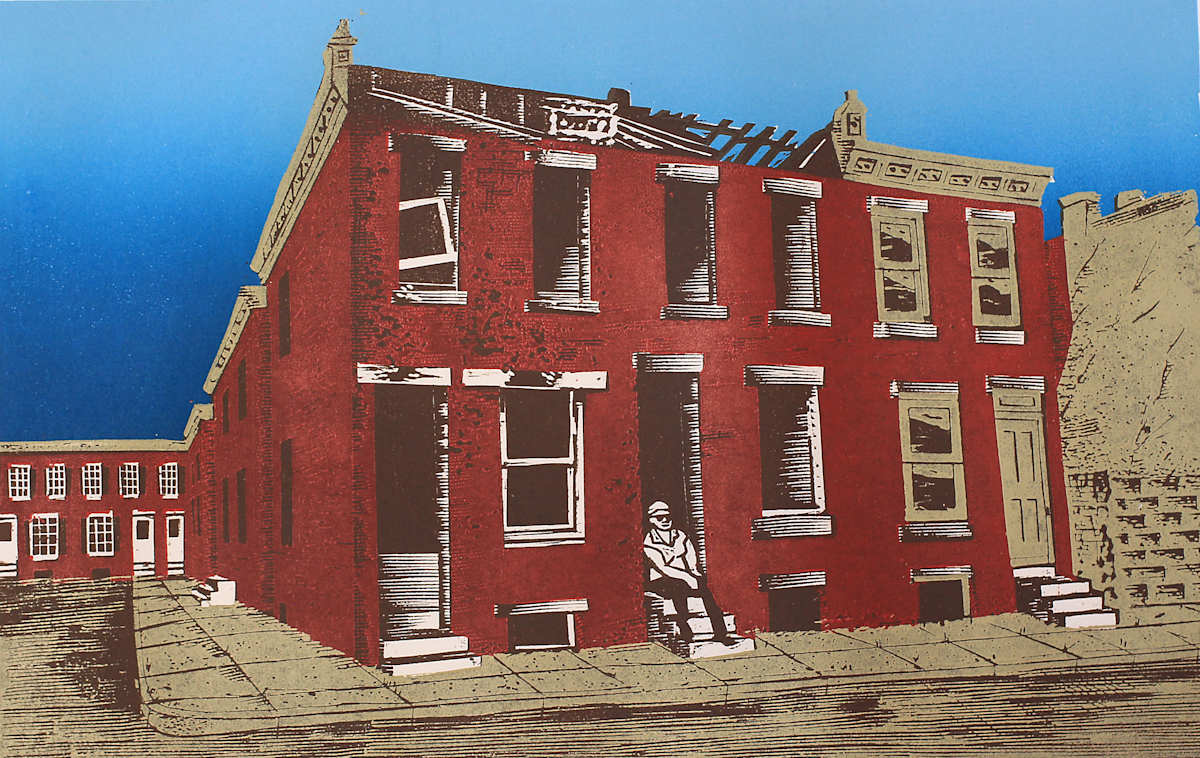 Stoop Sitting in Philly by Tony Lazorko, Image 1.