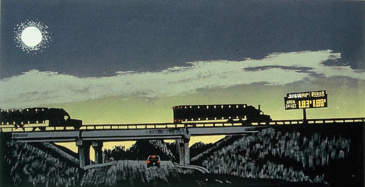 Truckin' at Night by Tony Lazorko 