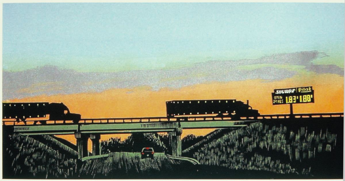 Truckin' at Sunset by Tony Lazorko 