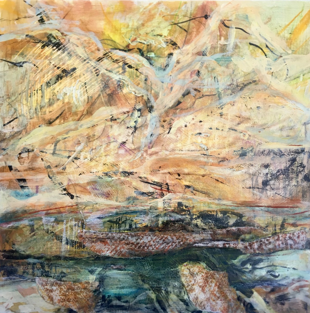 Layered Landscape by Barbara Aroney 