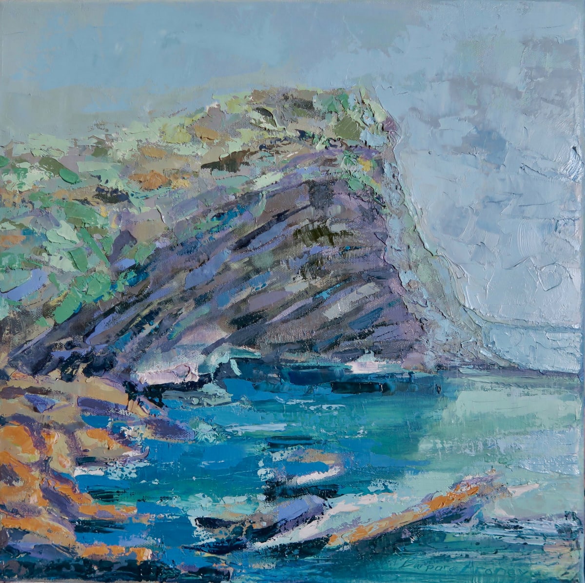 Rocky Headland by Barbara Aroney 