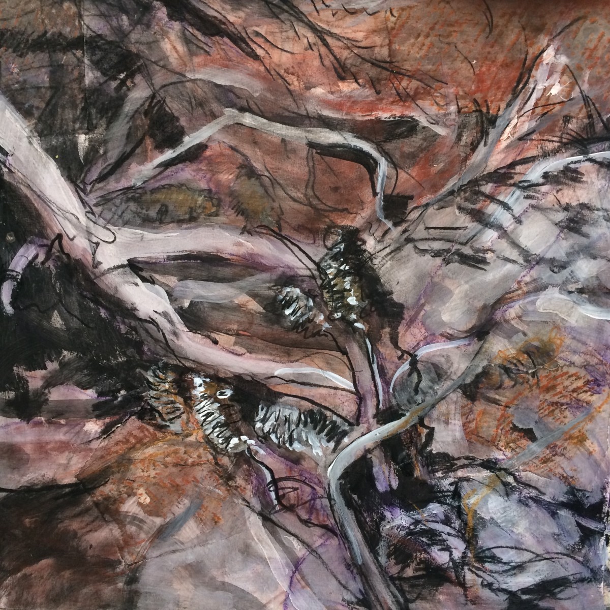 Leaf Litter 1 by Barbara Aroney 