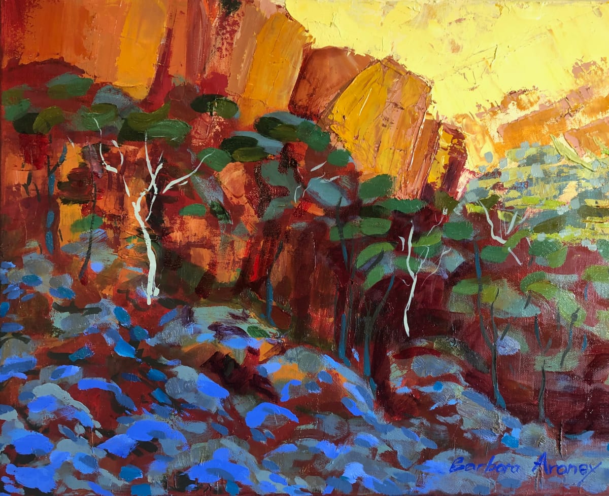 Red Centre Cliffs by Barbara Aroney 