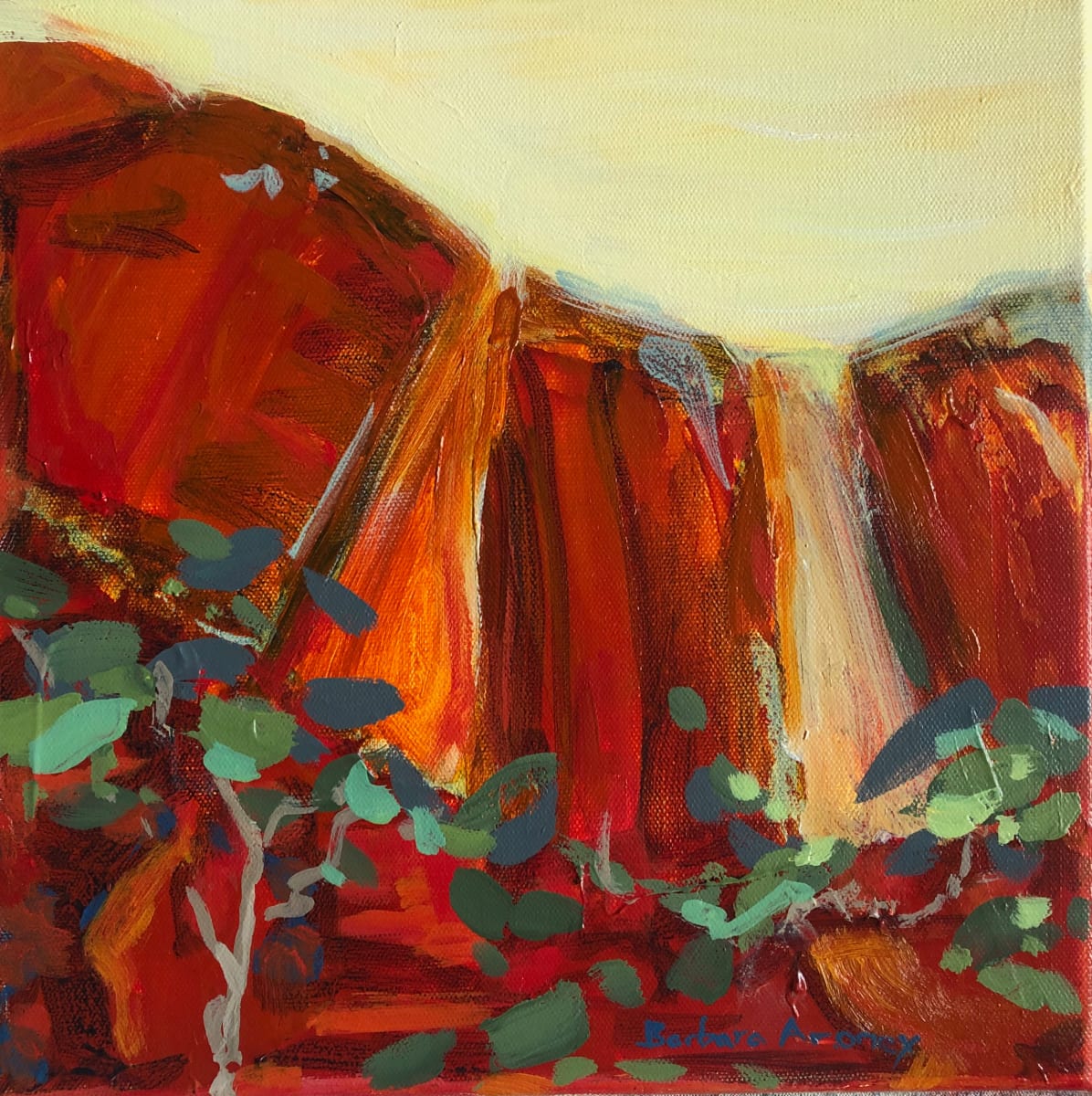 Red Cliffs by Barbara Aroney 