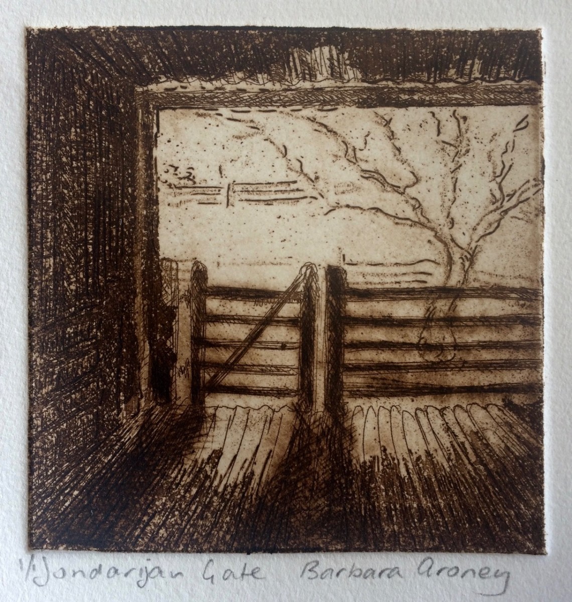 Jondaryan Gate 2/1 by Barbara Aroney