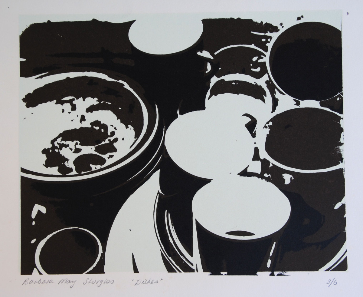Dishes 1/6 by Barbara Aroney