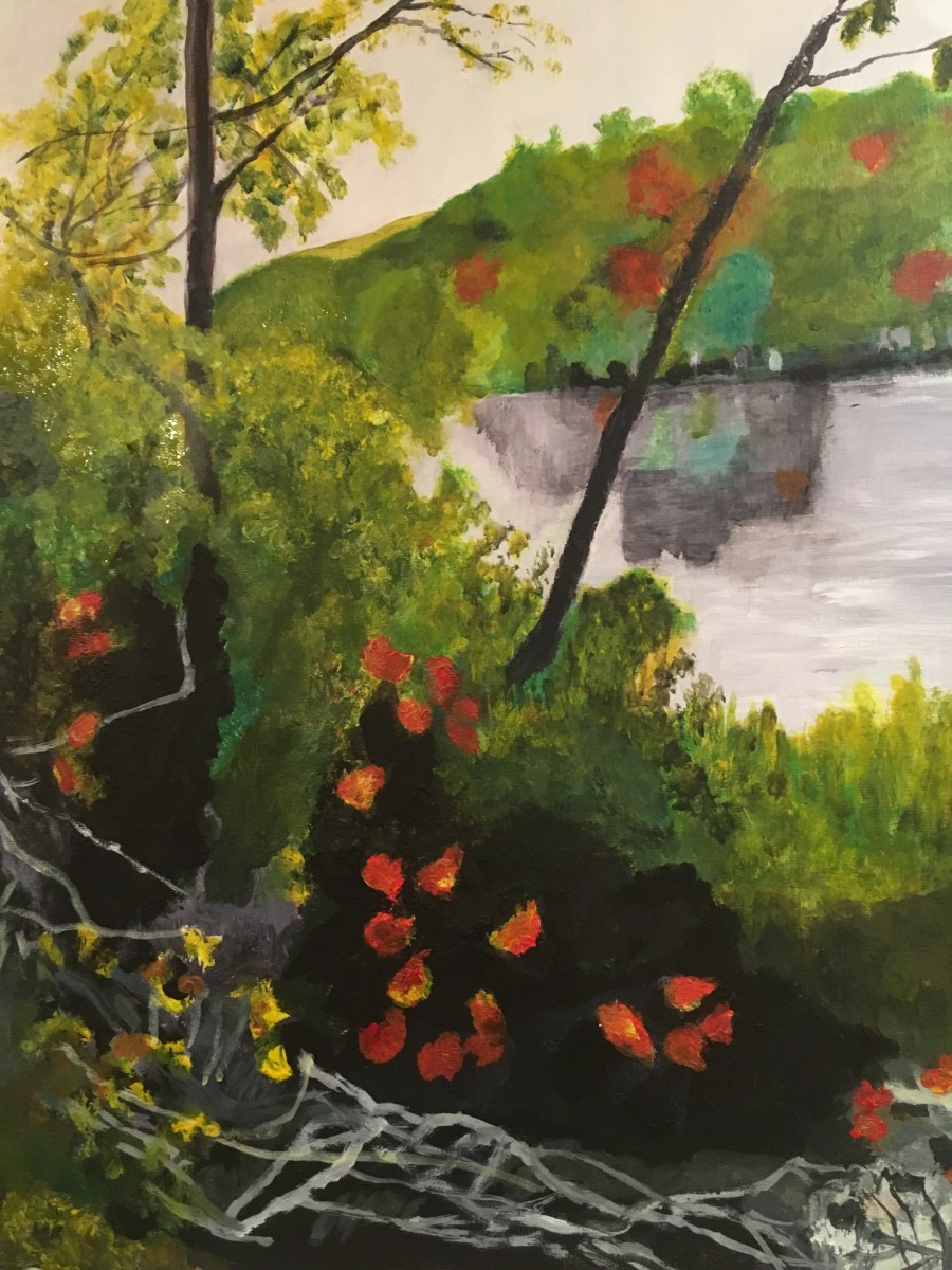 Laura's River in Fall by Susan Daily 