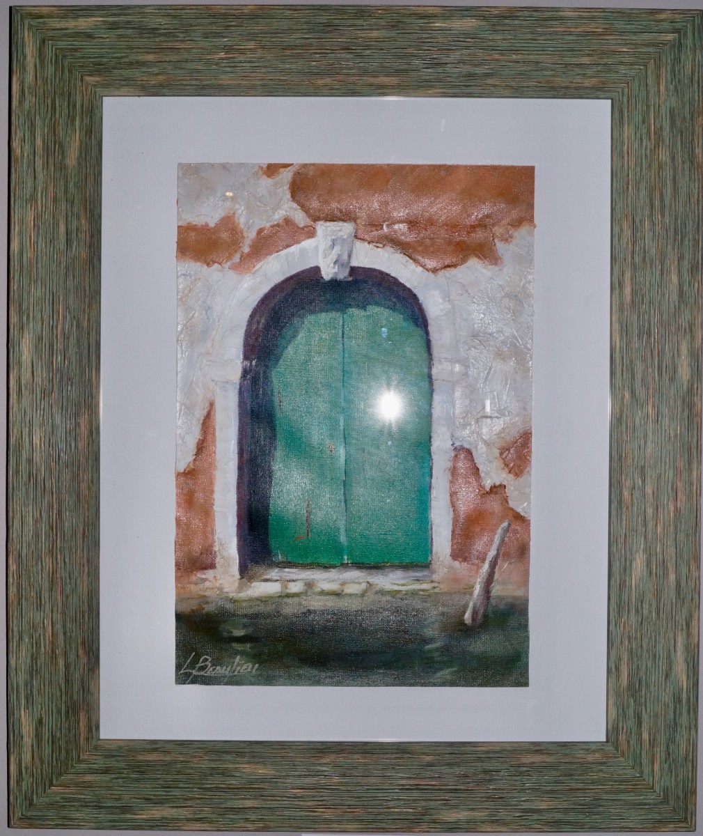 “Ponte Verde” Venice Doorway by Louise Beaulieu 