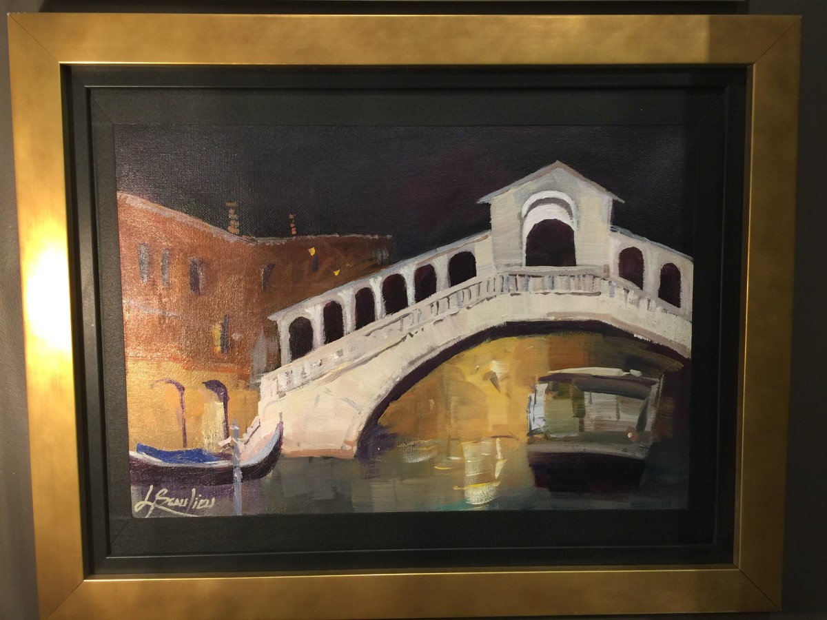 Ponte Rialto, Venezia by Louise Beaulieu 