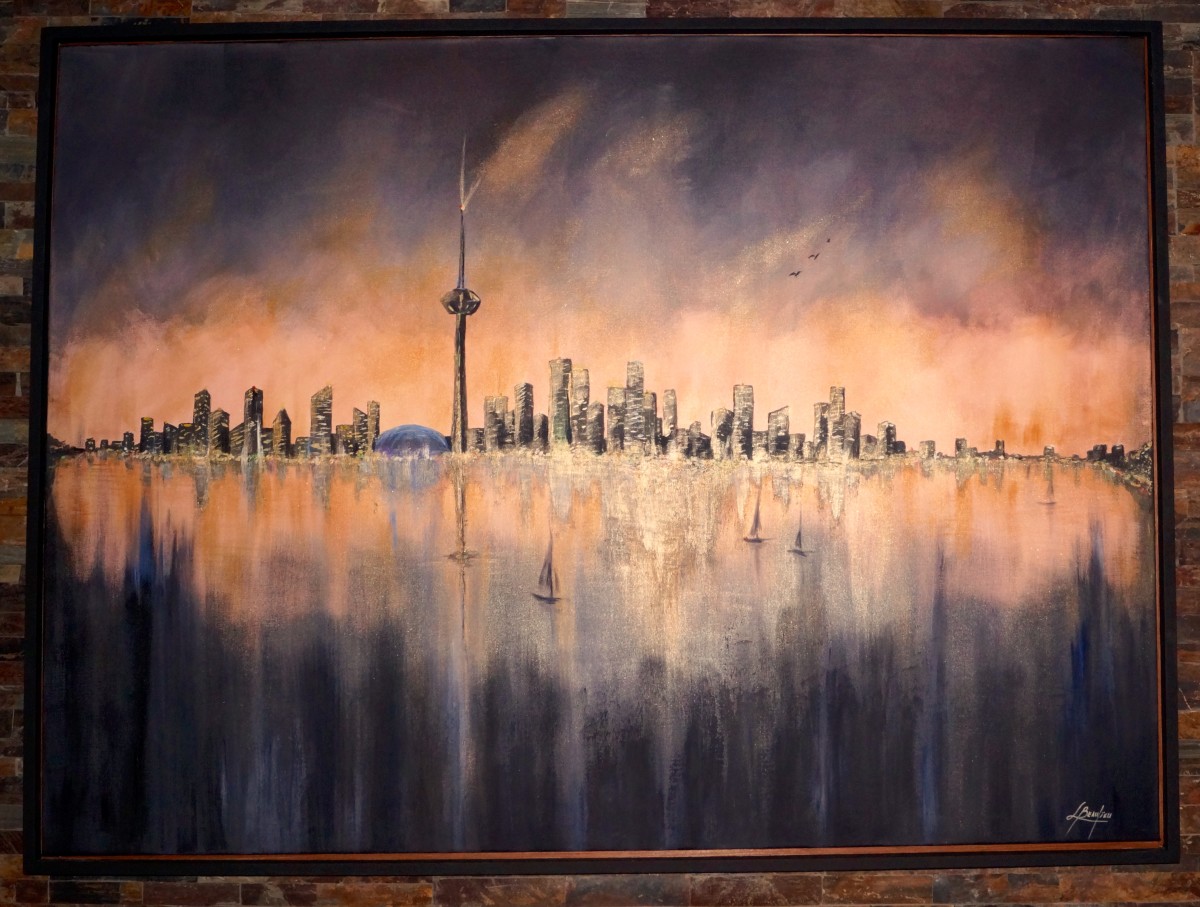 Toronto Skyline by Louise S Beaulieu 