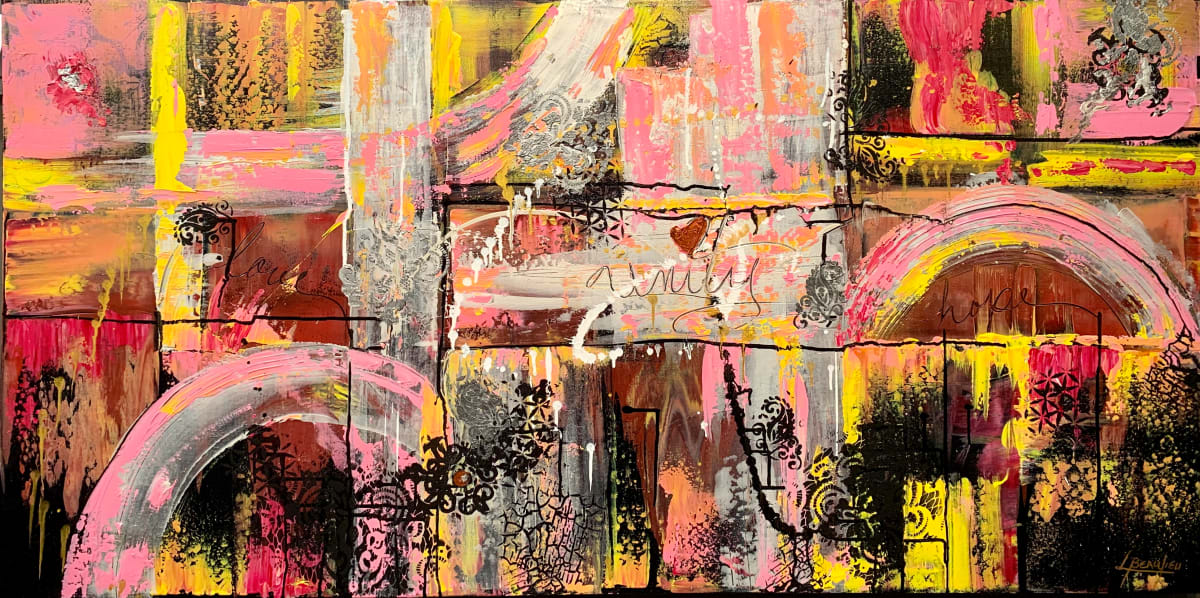 Unity Love Hope by Louise S Beaulieu  Image: Love Unity Hope to bring us together during Covid dark times