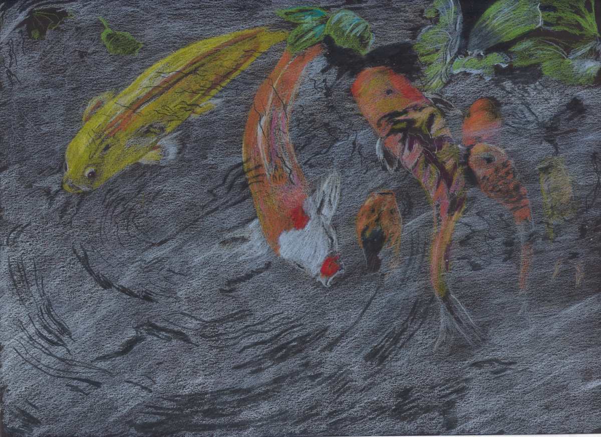 "Koi at Biodome 577" by Candace Hardy, Image 1.