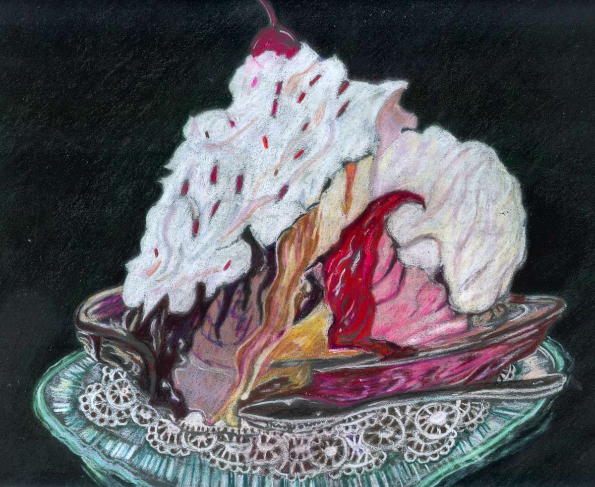 “Banana split”  by Candace Hardy, Image 1.