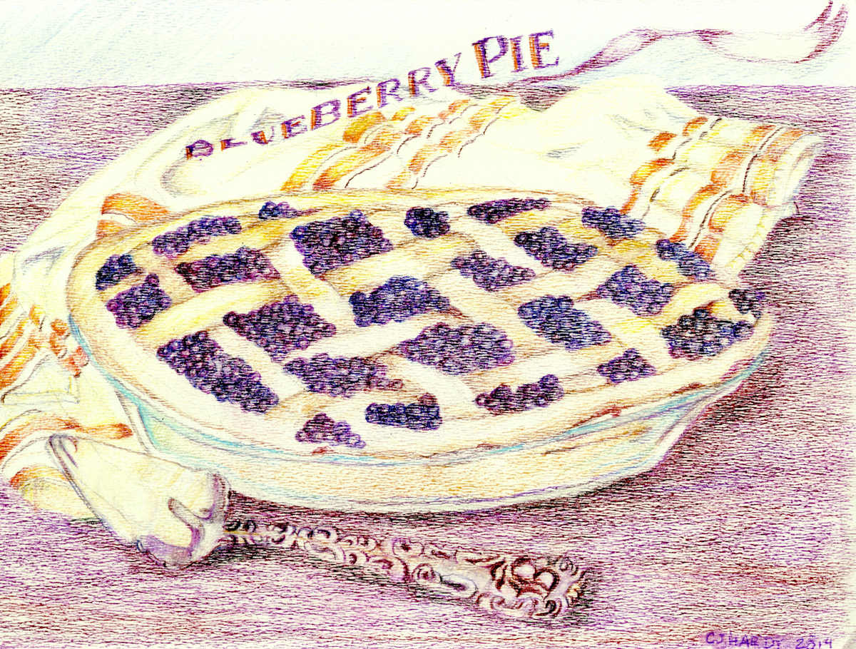 "Blueberry Pie" by Candace Hardy, Image 1.
