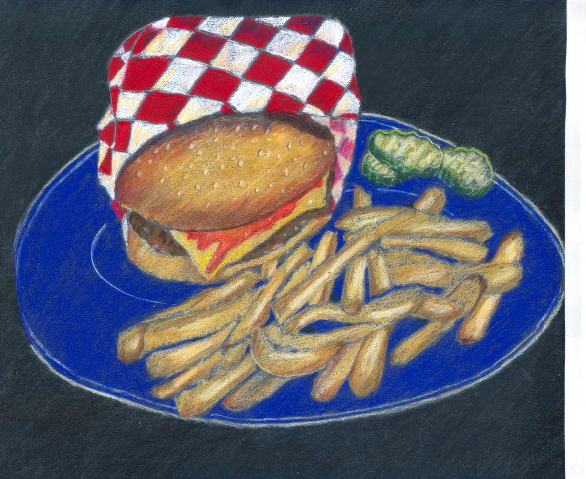 "Burger and Fries" by Candace Hardy 