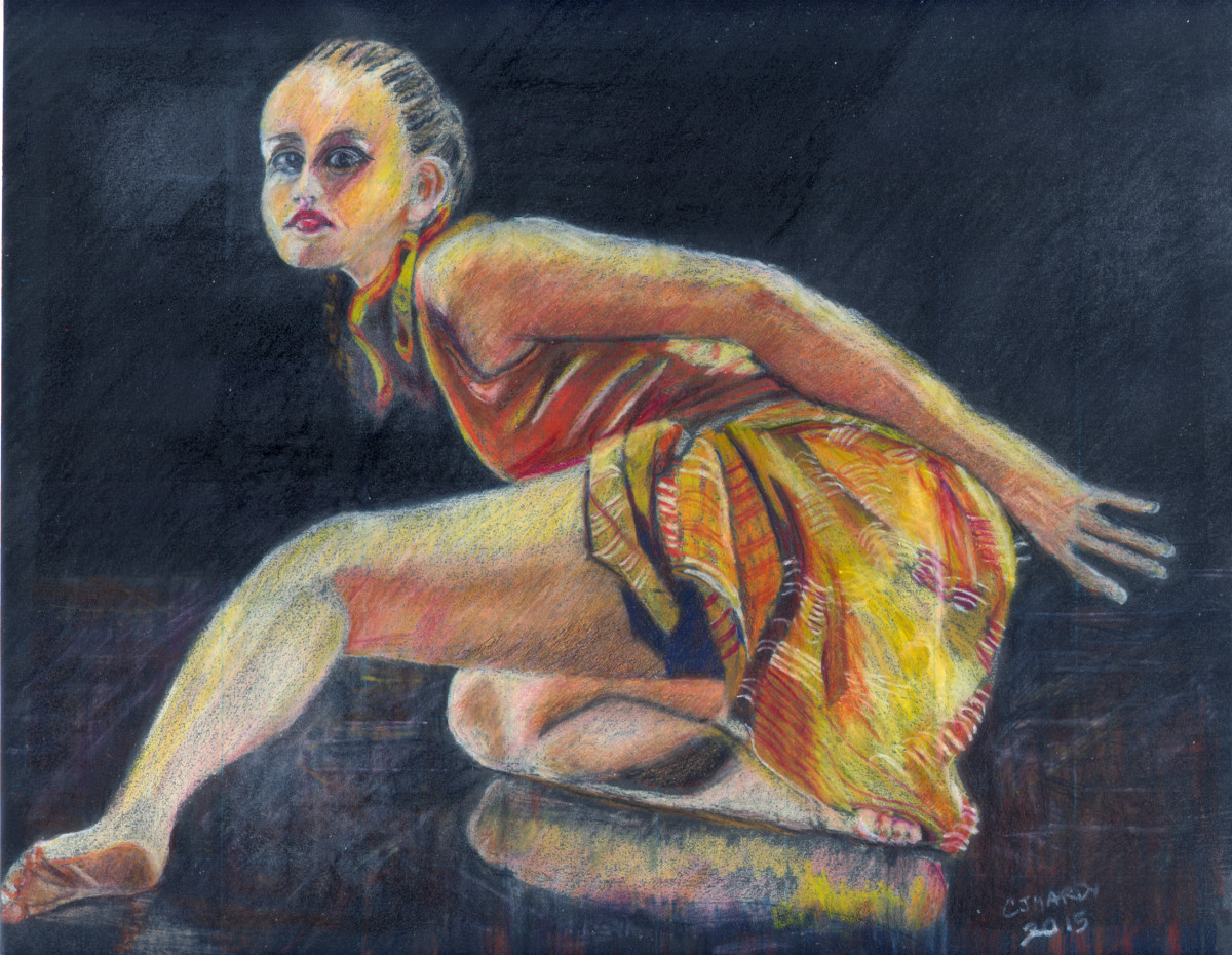 "Dancer in Orange" by Candace Hardy 