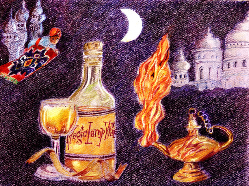 "Magic Lamp Wine" by Candace Hardy 