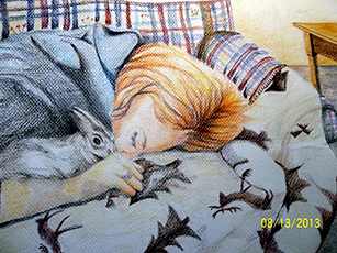 "Naptime" by Candace Hardy, Image 1.
