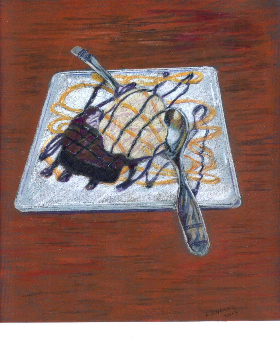 "Sharing Dessert" by Candace Hardy, Image 1.