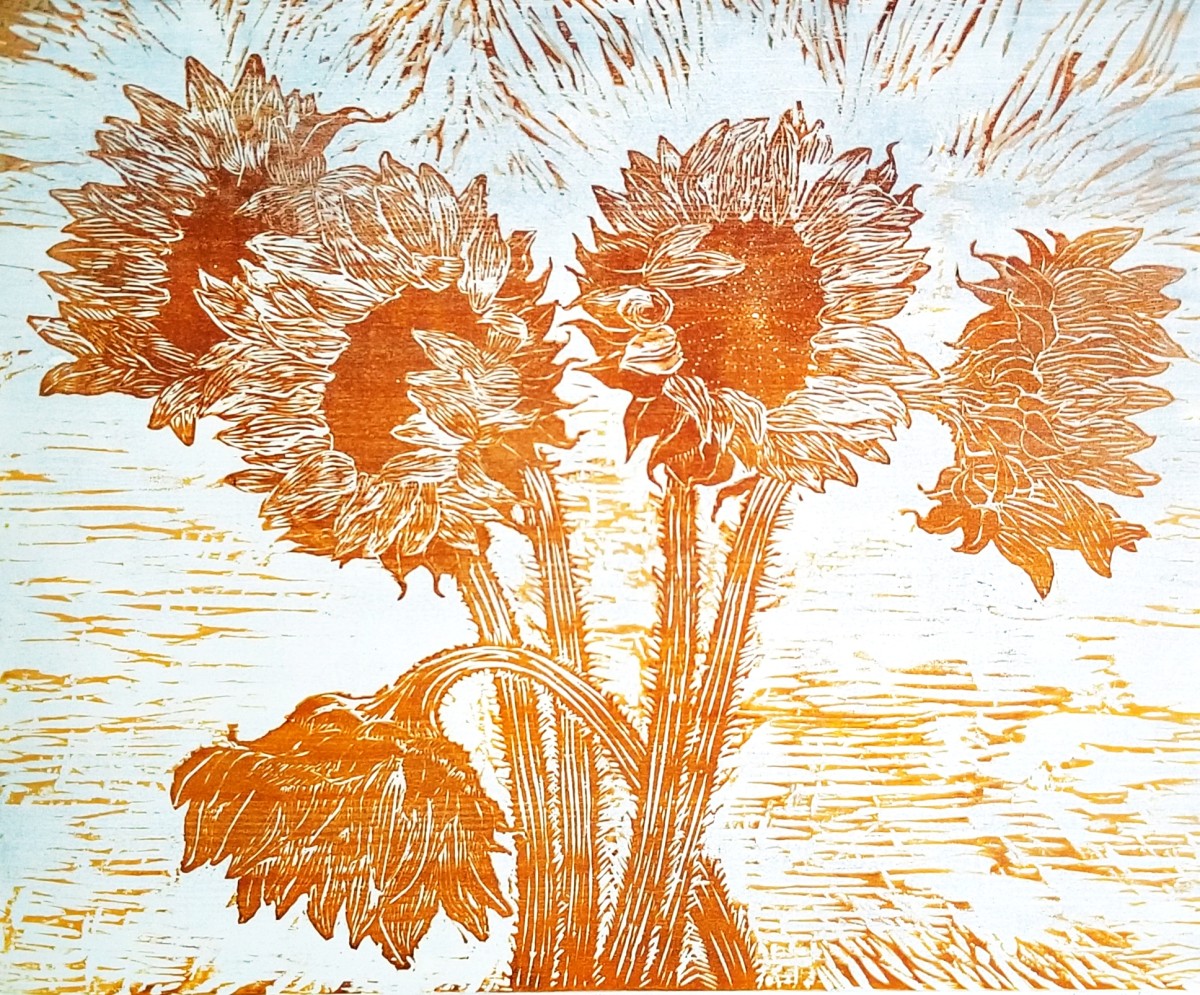 Helianthus I (artists' proof) by Nancy Jaramillo 