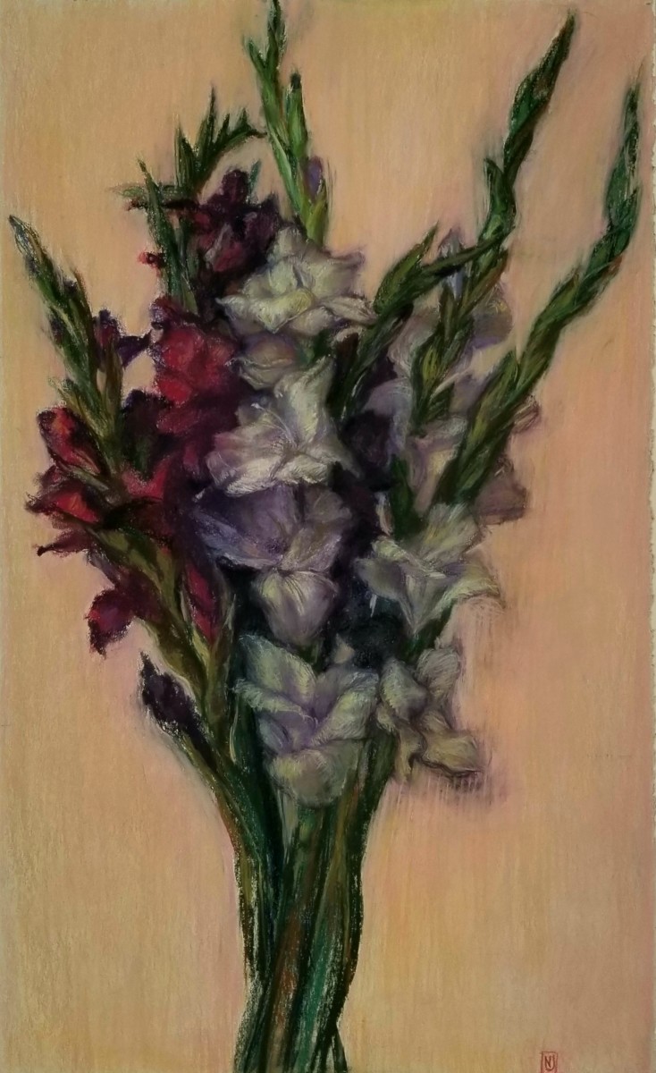 Lavender Gladiolus by Nancy Jaramillo 