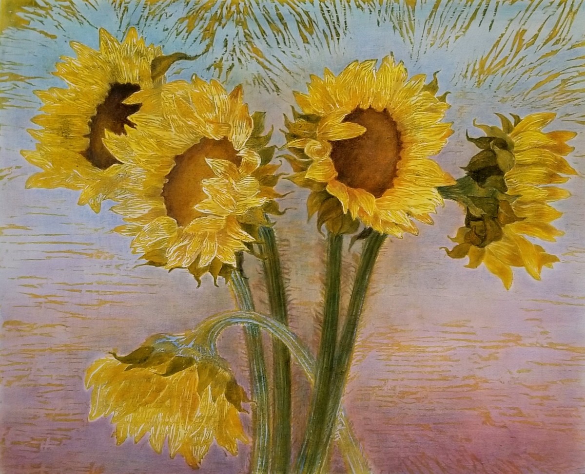 Helianthus II (artists' proof) by Nancy Jaramillo 