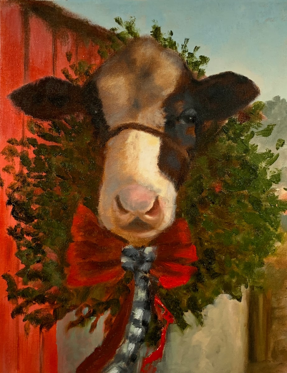 Christmas Cow by Kate Emery 