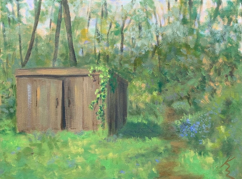 Old Shed by Kate Emery 