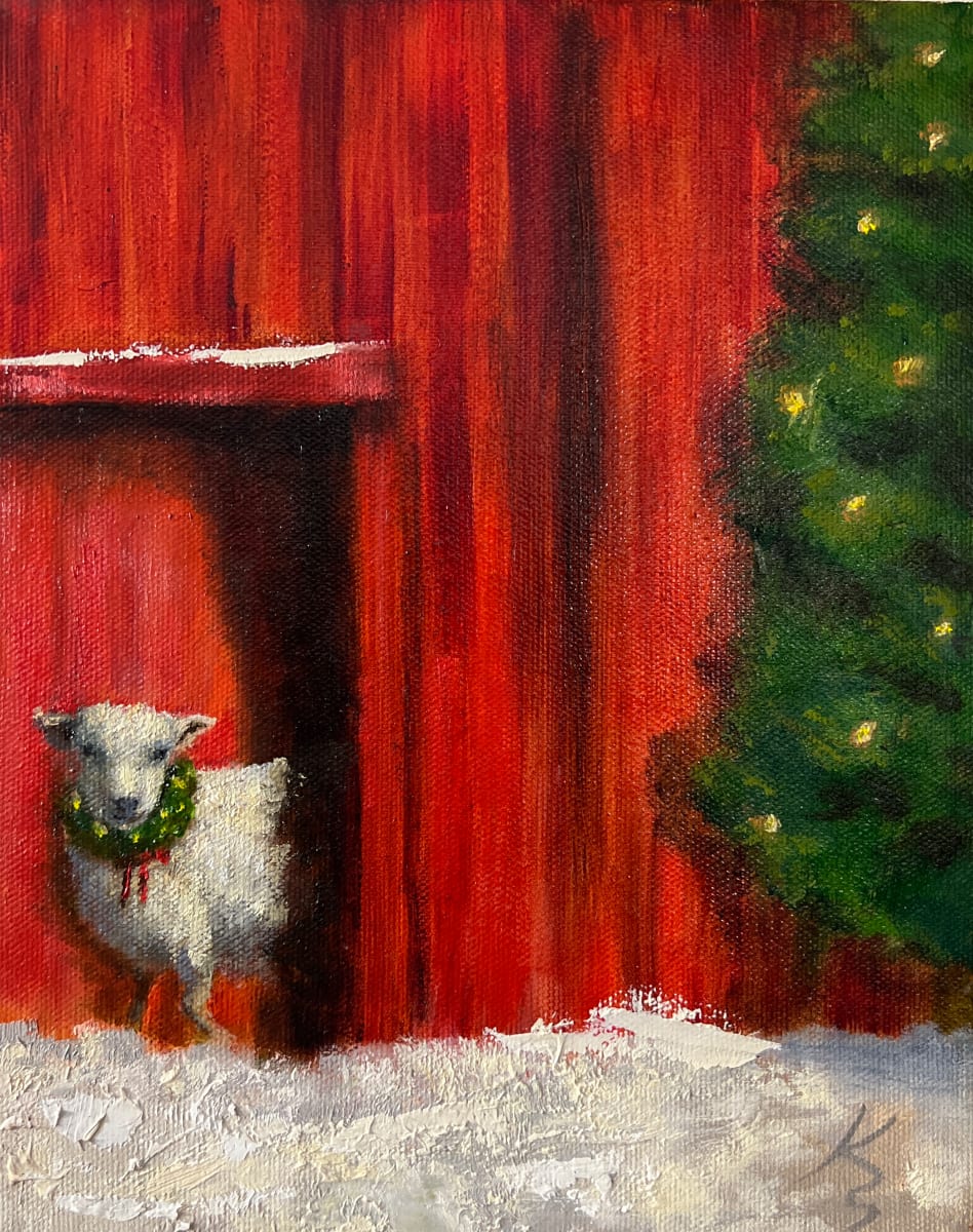 Holiday Sheep by Kate Emery 