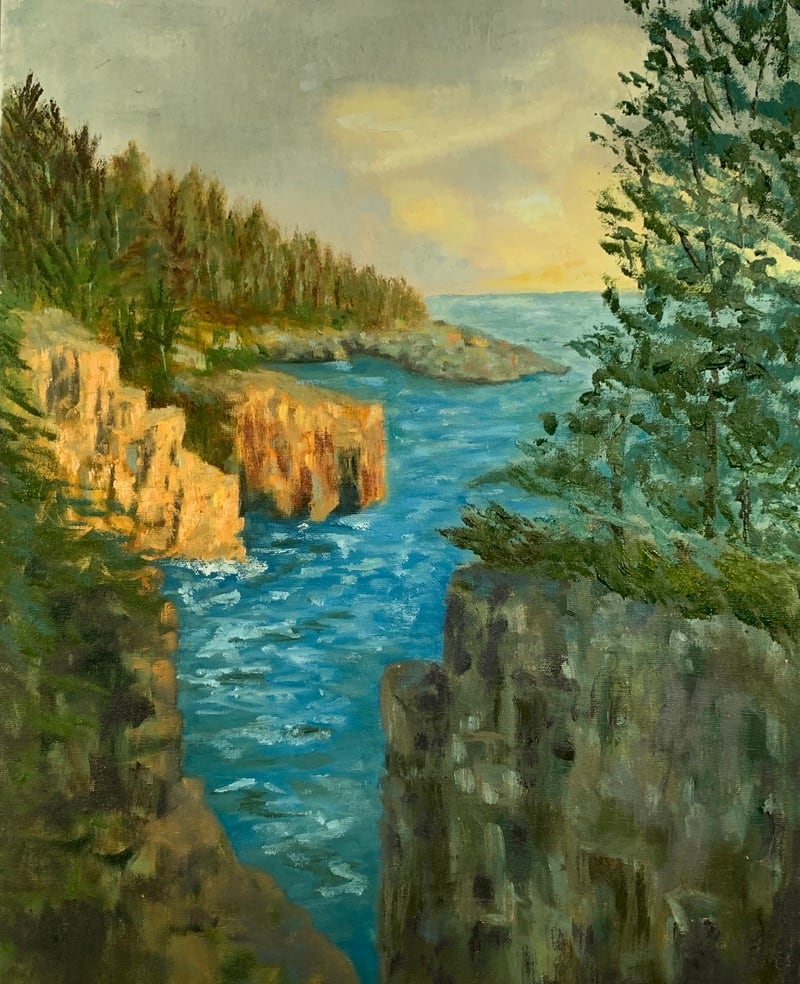 Golden Cliffs by Kate Emery 