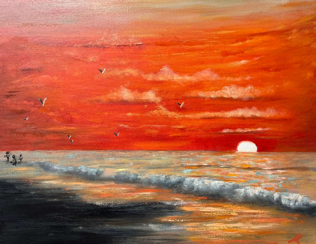 The Sun Rises on a New Chapter - Commission by Kate Emery 