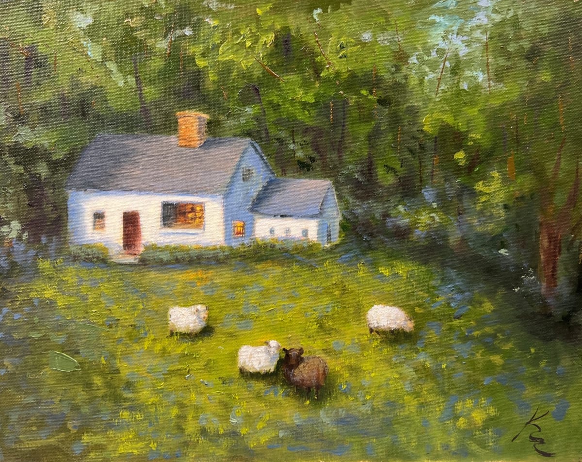 Late Summer at Moose Lodge by Kate Emery 