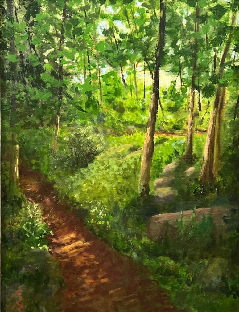 Sunlit Path by Kate Emery 
