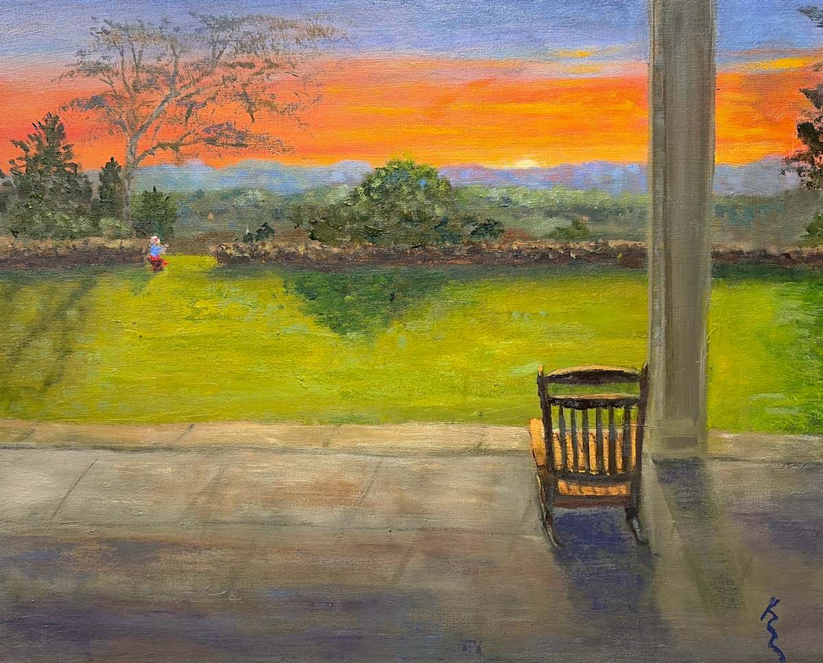 Hill-Stead Porch by Kate Emery, Image 1.
