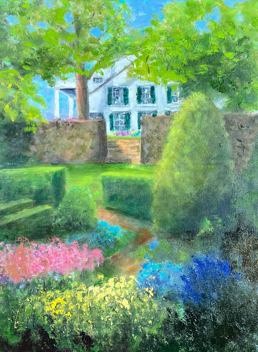 Spring in the Sunken Garden by Kate Emery 