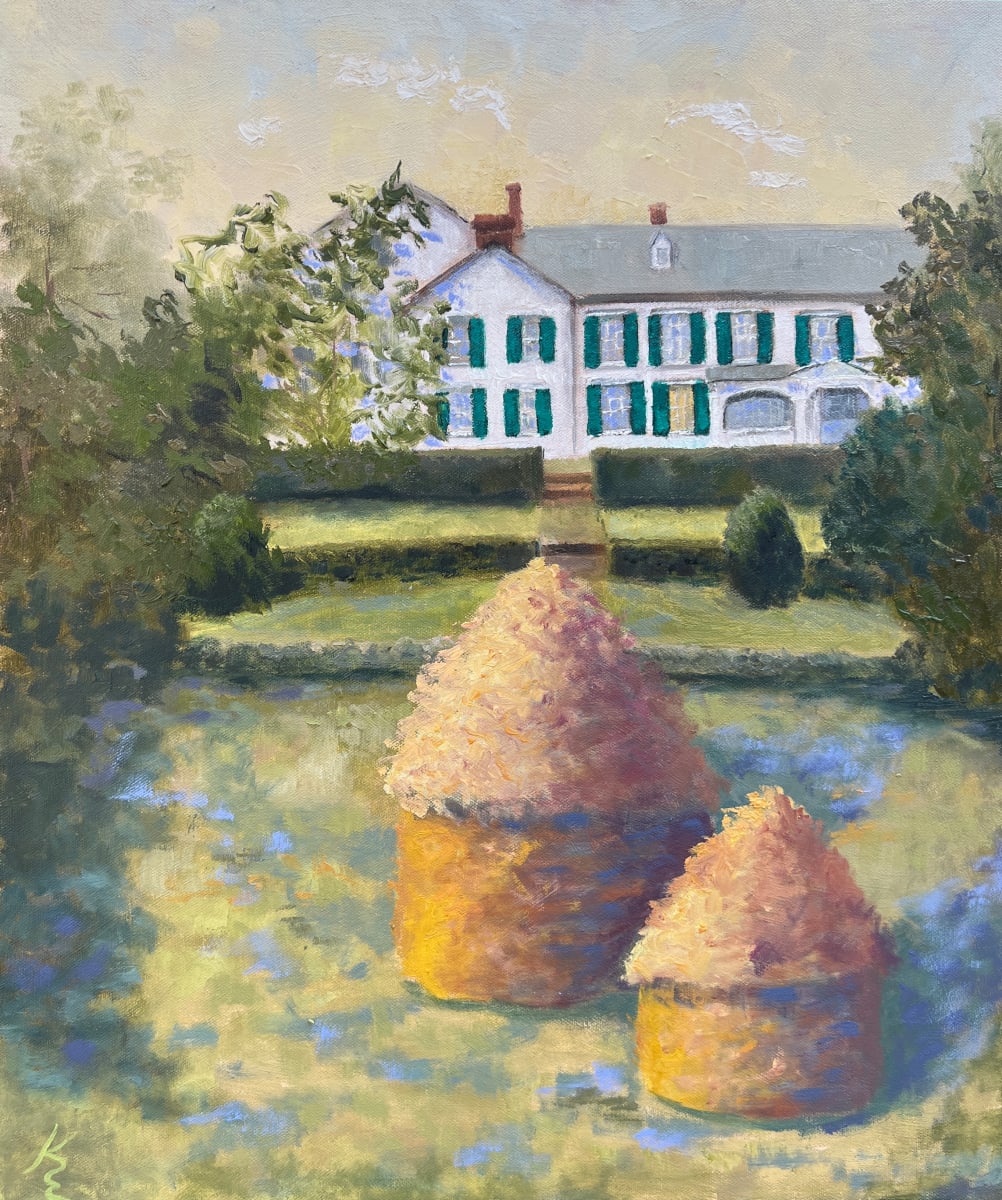 Hill-Stead Haystacks by Kate Emery 