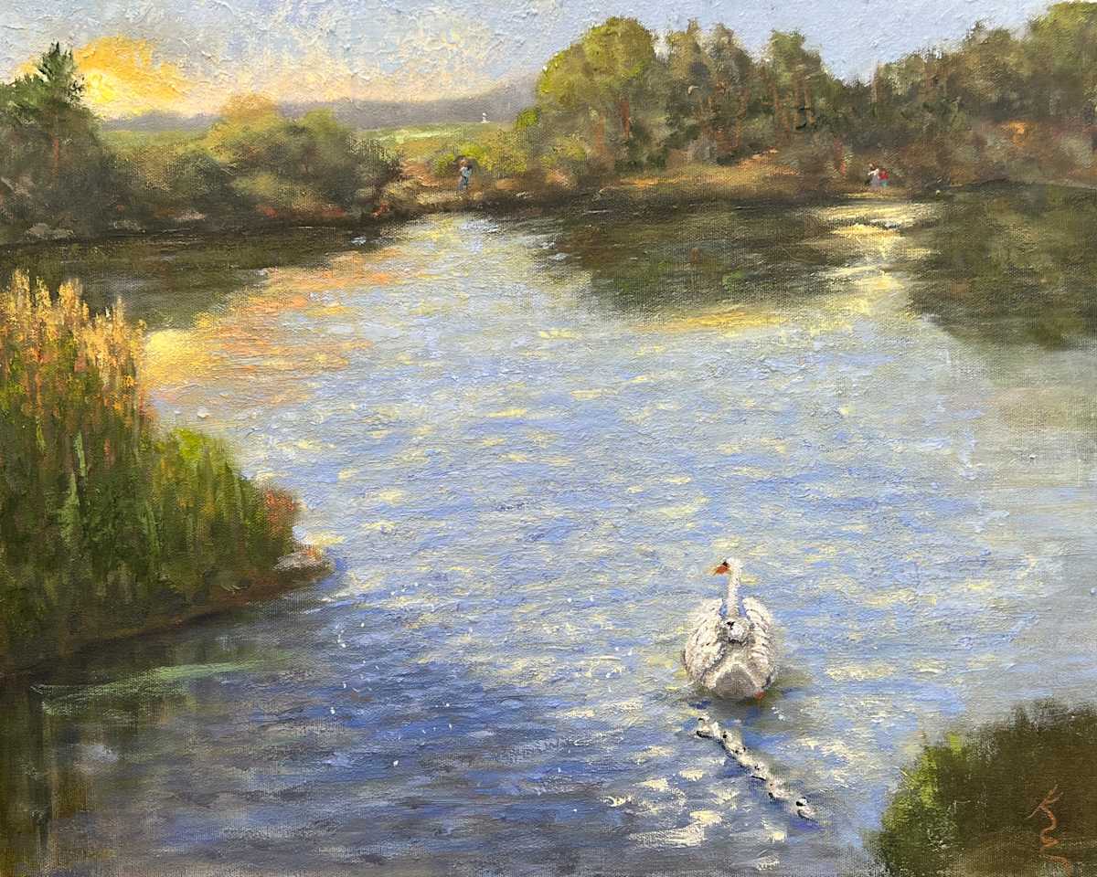 First Swim by Kate Emery 